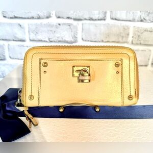 Chloe Wallet Purse Long Wallet Paddington Authentic Used